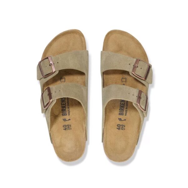 Birkenstock Arızona Vl Unisex Çift Tokalı Terlik 051463 - Görsel 4