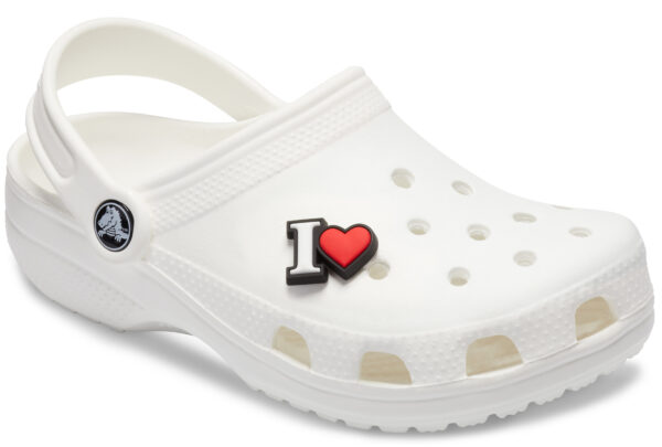 Crocs I Heart Unisex Renkli Rozet - Görsel 4