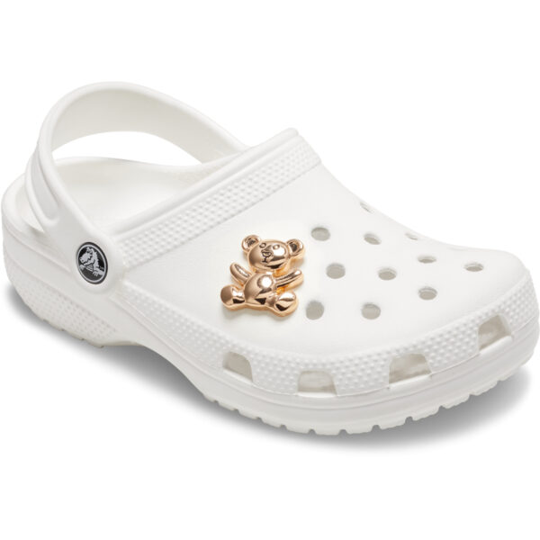 Crocs Gold Teddy Bear Unisex Renkli Rozet - Görsel 3