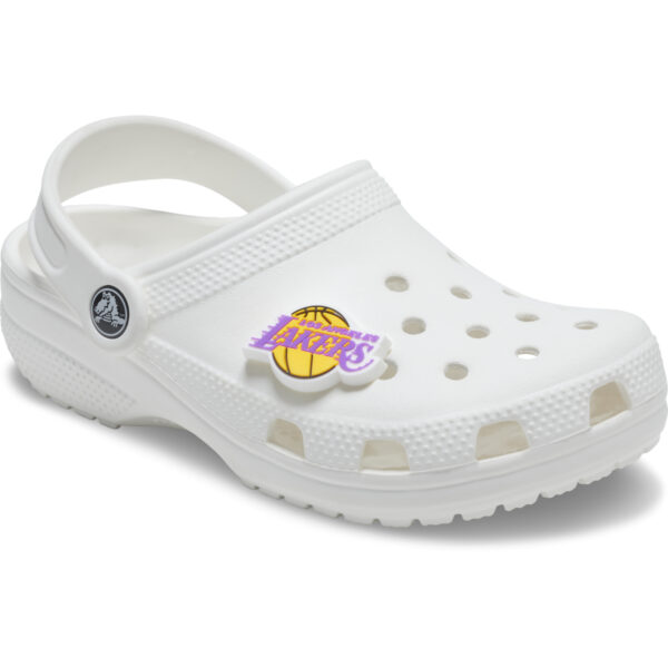 Crocs Nba lalakers Logo Unisex Renkli Rozet - Görsel 2