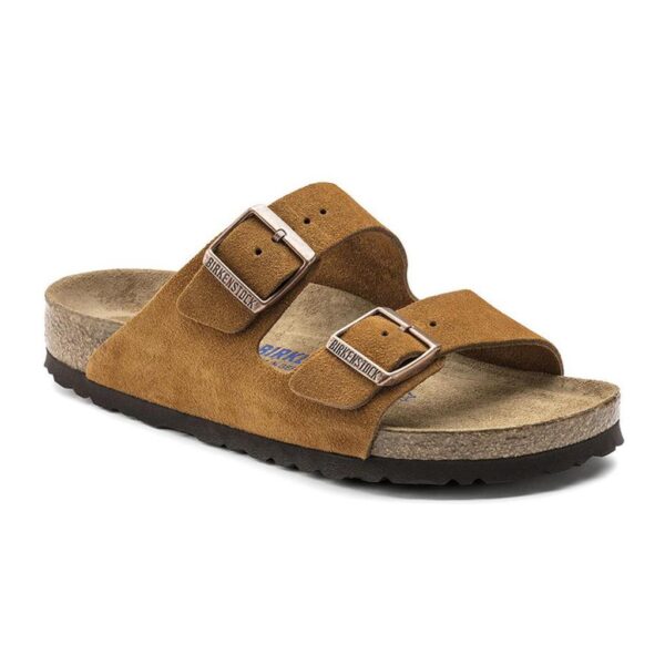 Birkenstock Arızona Sfb Vl Kadın Çift Tokalı Terlik 1009527 - Görsel 9