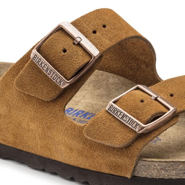 Birkenstock Arızona Sfb Vl Kadın Çift Tokalı Terlik 1009527 - Görsel 7