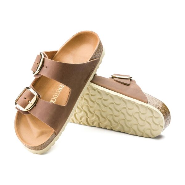 Birkenstock Arızona  Bıg  Buckle  Leoı Kadın Konyak Terlik 1011073 - Görsel 3