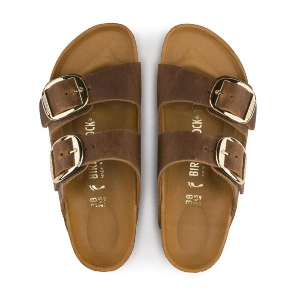 Birkenstock Arızona  Bıg  Buckle  Leoı Kadın Konyak Terlik 1011073 - Görsel 4