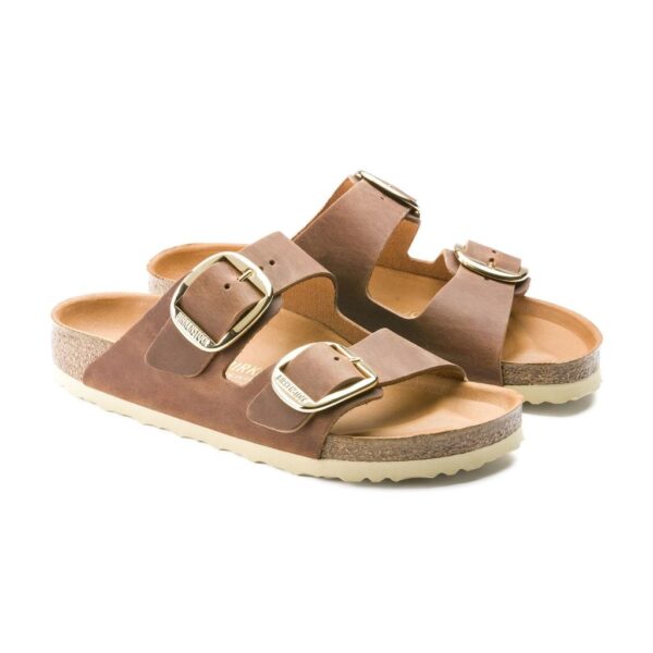 Birkenstock Arızona  Bıg  Buckle  Leoı Kadın Konyak Terlik 1011073 - Görsel 5