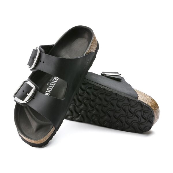 Birkenstock Arızona  Bıg  Buckle  Leoı Kadın Siyah Terlik 1011075 - Görsel 10