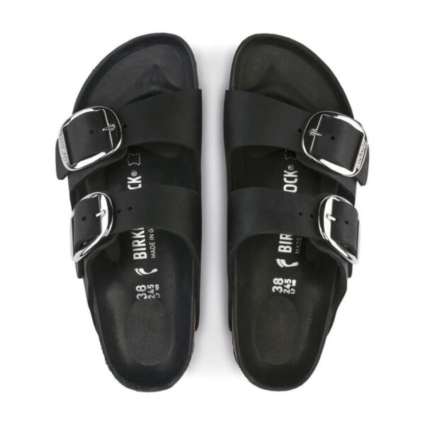Birkenstock Arızona  Bıg  Buckle  Leoı Kadın Siyah Terlik 1011075 - Görsel 4