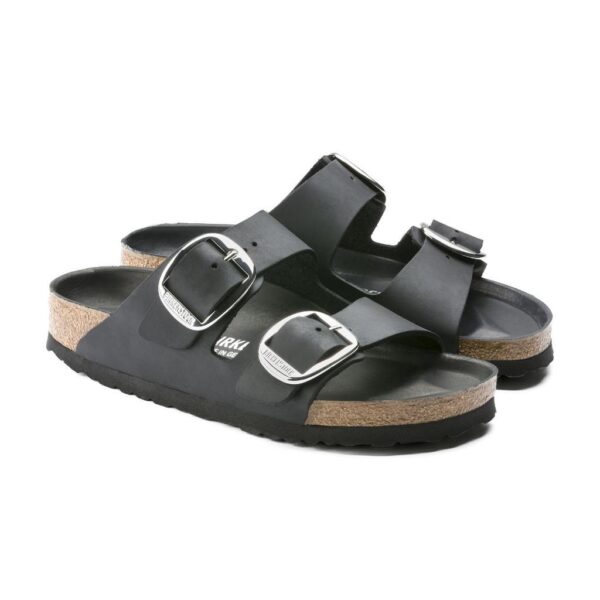Birkenstock Arızona  Bıg  Buckle  Leoı Kadın Siyah Terlik 1011075 - Görsel 5