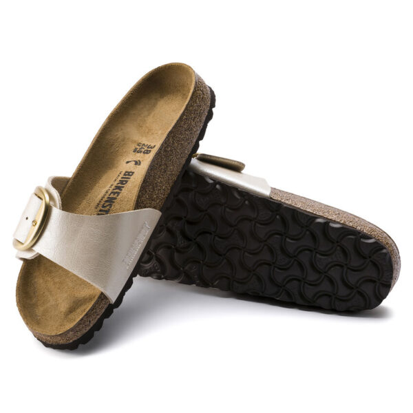 Birkenstock Madrıd Bıg Buckle Bf Graceful Kadın İnci Beyazı Terlik 1015279 - Görsel 10
