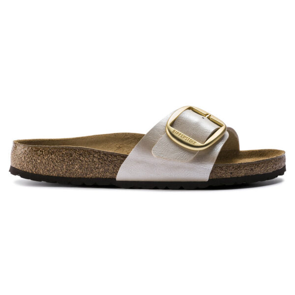Birkenstock Madrıd Bıg Buckle Bf Graceful Kadın İnci Beyazı Terlik 1015279 - Görsel 8