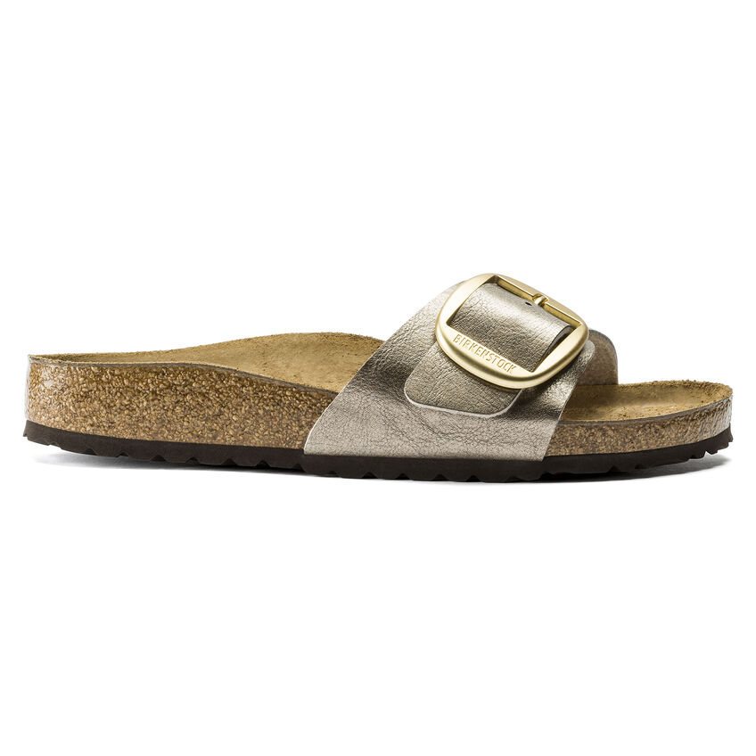 1016237-5-jpeg.jpeg Birkenstock Madrıd Bıg Buckle Bf Graceful Kadın Vizon Terlik 1016237 - Görsel 1
