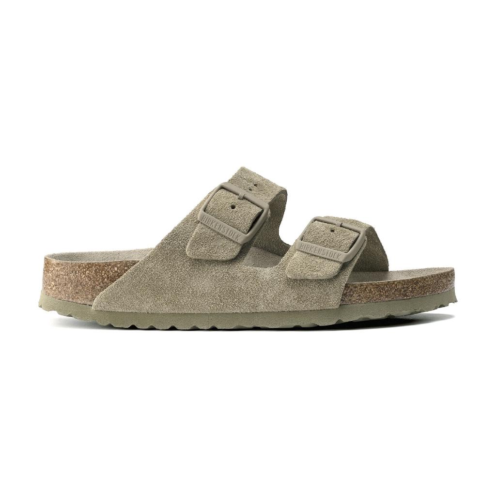 1019088-colorphotos-1019088-0216-jpeg-1.jpg Birkenstock Arızona Sfb Vl Kadın Haki Süet Çift Tokalı Terlik 1019088 - Görsel 1