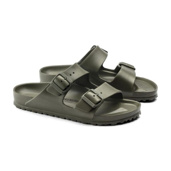 Birkenstock Arızona Eva Kadın Haki Çift Tokalı Terlik 1019152 - Görsel 5