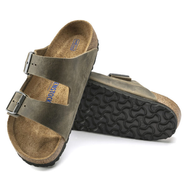 Birkenstock Arızona Sfb Leoı Kadın Haki Terlik 1019377 - Görsel 3