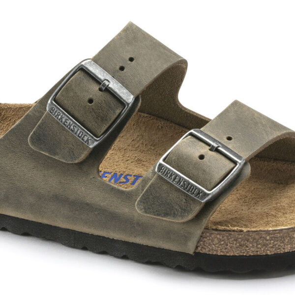 Birkenstock Arızona Sfb Leoı Kadın Haki Terlik 1019377 - Görsel 7