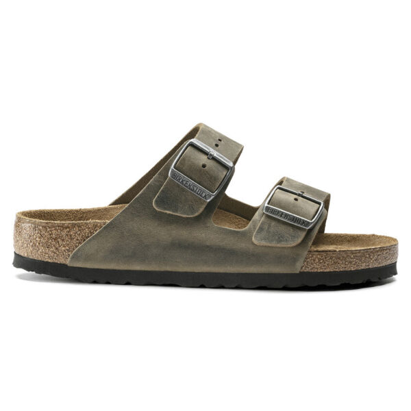 Birkenstock Arızona Sfb Leoı Kadın Haki Terlik 1019377 - Görsel 2