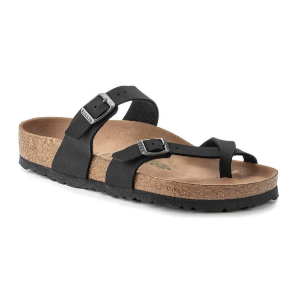 Birkenstock Mayarı Bf Nu Earthy Vegan Kadın Siyah Parmak Arası Terlik 1021176 - Görsel 10