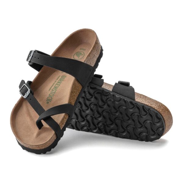 Birkenstock Mayarı Bf Nu Earthy Vegan Kadın Siyah Parmak Arası Terlik 1021176 - Görsel 9