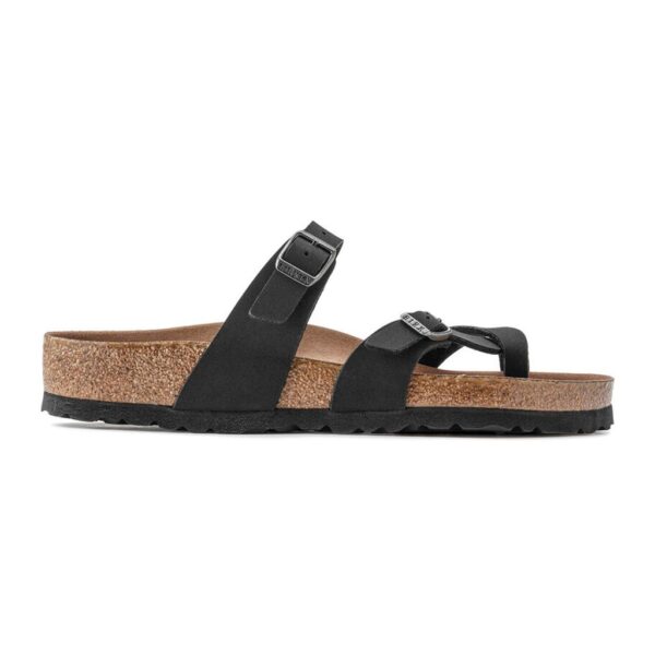 Birkenstock Mayarı Bf Nu Earthy Vegan Kadın Siyah Parmak Arası Terlik 1021176 - Görsel 6