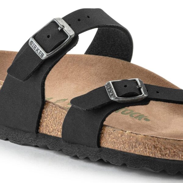 Birkenstock Mayarı Bf Nu Earthy Vegan Kadın Siyah Parmak Arası Terlik 1021176 - Görsel 7