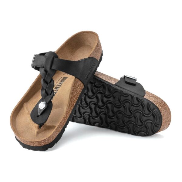 Birkenstock Gızeh Leoı Braıded Kadın Siyah Parmak Arası Terlik 1021349 - Görsel 10