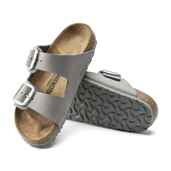 Birkenstock Arızona Bıg Buckle Nu Kadın Gri Terlik 1022154 - Görsel 10