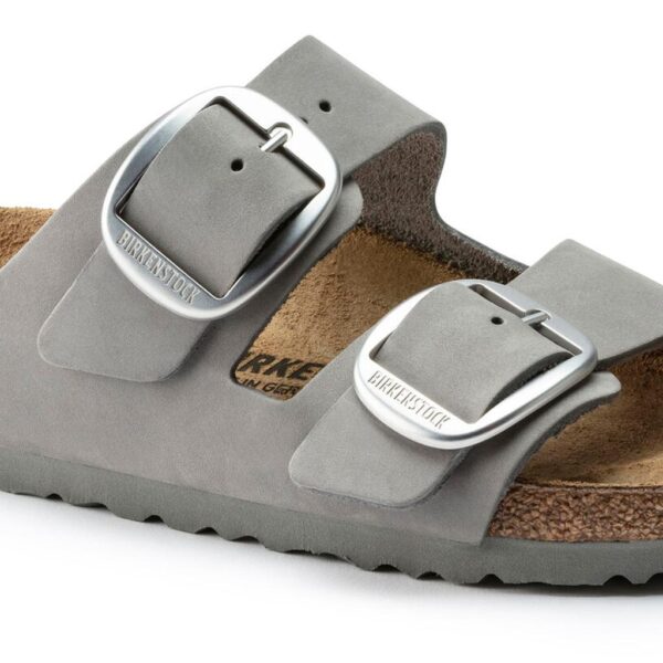 Birkenstock Arızona Bıg Buckle Nu Kadın Gri Terlik 1022154 - Görsel 7