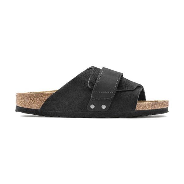 Birkenstock Kyoto Vl Erkek Siyah Düz Bant Terlik 1022566 - Görsel 8