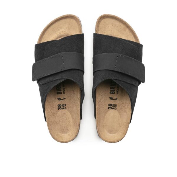 Birkenstock Kyoto Vl Erkek Siyah Düz Bant Terlik 1022566 - Görsel 4