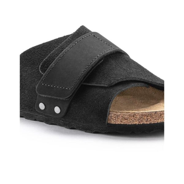 Birkenstock Kyoto Vl Erkek Siyah Düz Bant Terlik 1022566 - Görsel 7