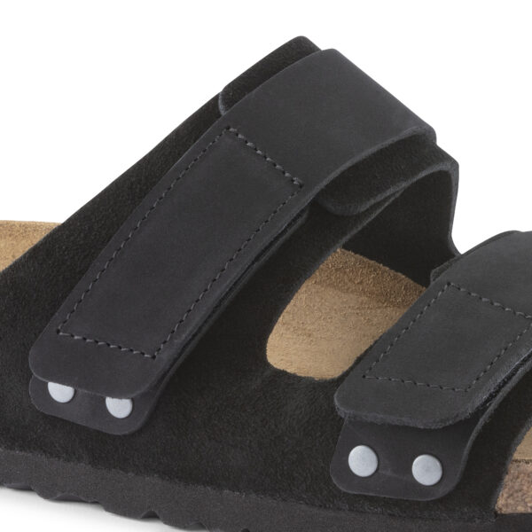 Birkenstock Ujı Vl Nu Erkek Siyah Çift Bantlı Terlik 1024832 - Görsel 7