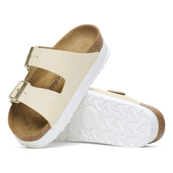 Birkenstock Arızona  Platform Flex Nu Kadın Bej Terlik 1026924 - Görsel 10