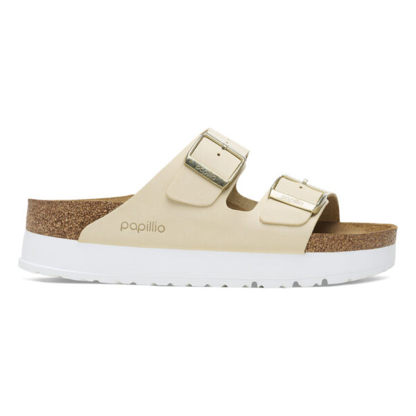 Birkenstock Arızona  Platform Flex Nu Kadın Bej Terlik 1026924 - Görsel 2