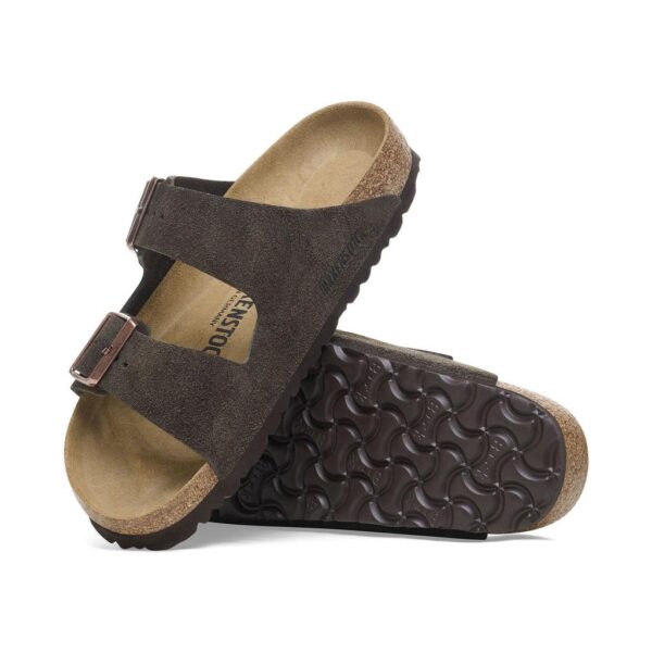 Birkenstock Arızona Vl Erkek Kahve Süet Çift Tokalı Terlik 1027083 - Görsel 9
