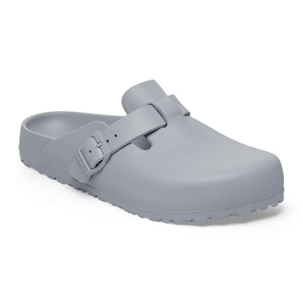 Birkenstock Boston Eva Erkek Gri Kapalı Burun Terlik 1027621 - Görsel 9