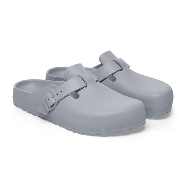 Birkenstock Boston Eva Erkek Gri Kapalı Burun Terlik 1027621 - Görsel 5
