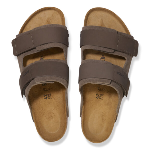 Birkenstock Ujı Vl Nu Erkek Kahve Süet Çift Bant Terlik 1029259 - Görsel 7