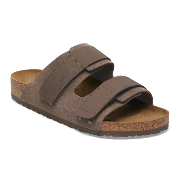 Birkenstock Ujı Vl Nu Erkek Kahve Süet Çift Bant Terlik 1029259 - Görsel 2
