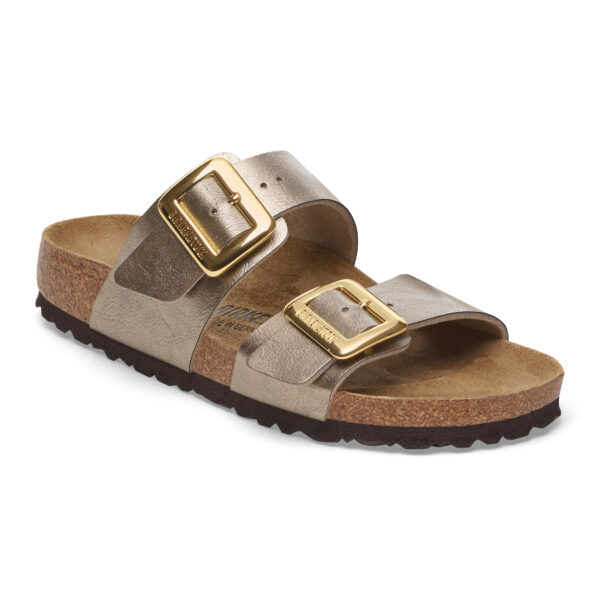 Birkenstock Sydney Cushıon Buckle Bf Graceful Bronze Kadın Terlik 1029372 - Görsel 6