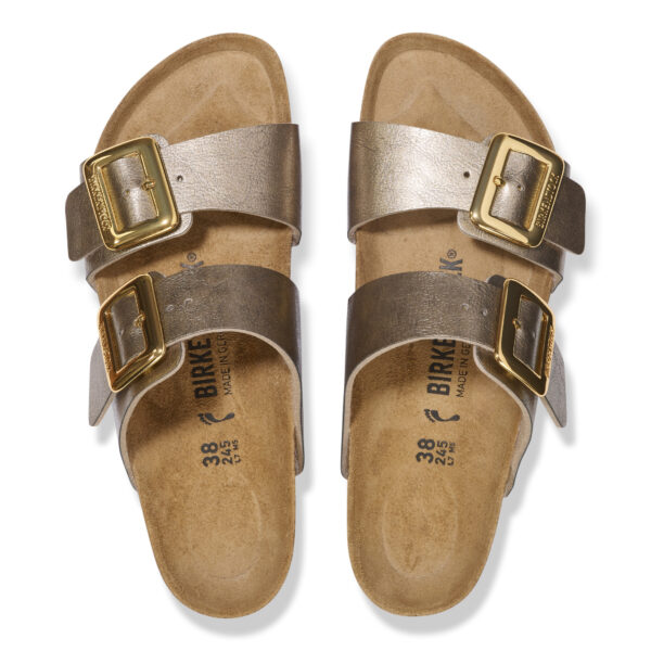 Birkenstock Sydney Cushıon Buckle Bf Graceful Bronze Kadın Terlik 1029372 - Görsel 4