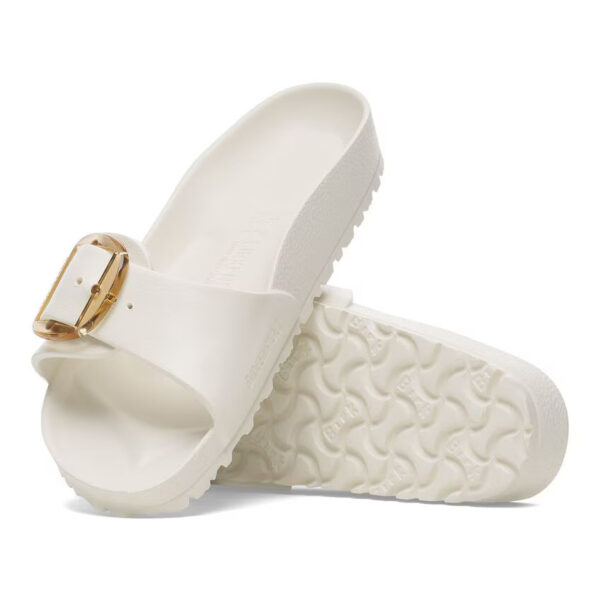 Birkenstock Madrıd Eva Bıg Buckle Kadın Krem Tek Bant Terlik 1029633 - Görsel 9