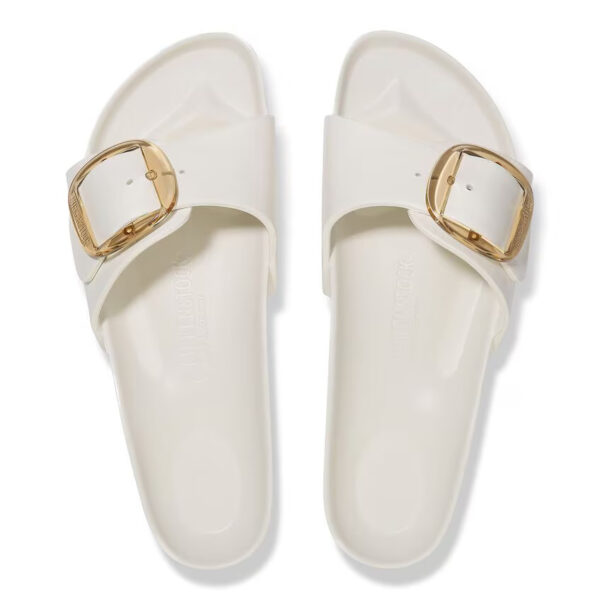 Birkenstock Madrıd Eva Bıg Buckle Kadın Krem Tek Bant Terlik 1029633 - Görsel 10