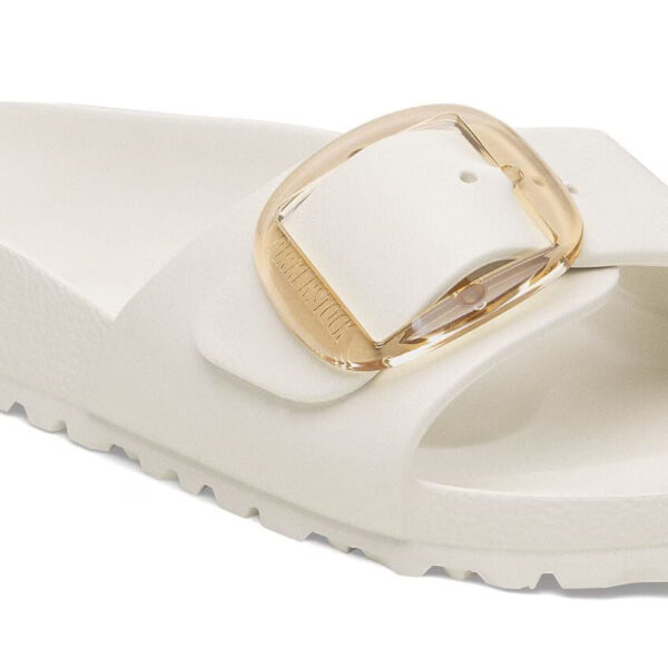 Birkenstock Madrıd Eva Bıg Buckle Kadın Krem Tek Bant Terlik 1029633 - Görsel 7