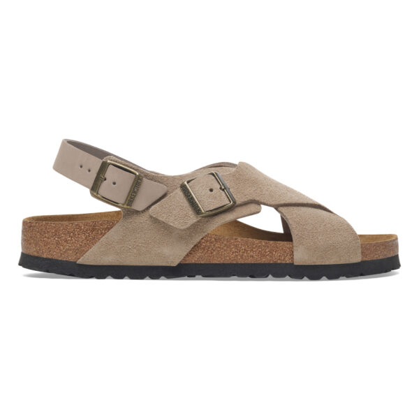 Birkenstock Tulum Sfb Vl Kadın Vizon Süet Sandalet 1029834 - Görsel 3