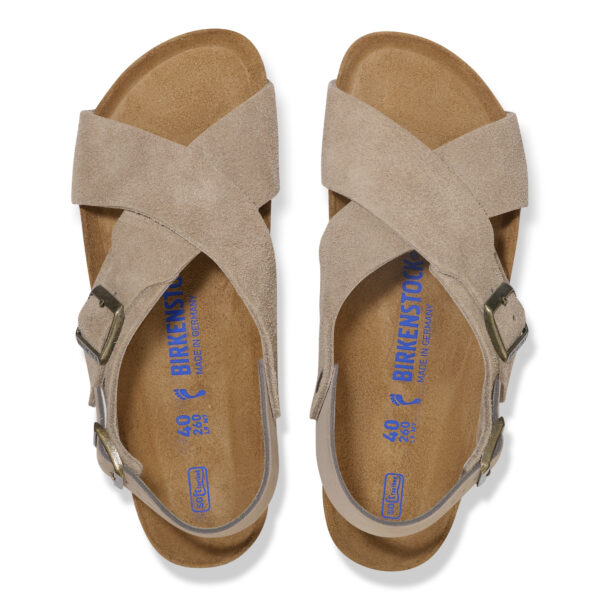 Birkenstock Tulum Sfb Vl Kadın Vizon Süet Sandalet 1029834 - Görsel 4