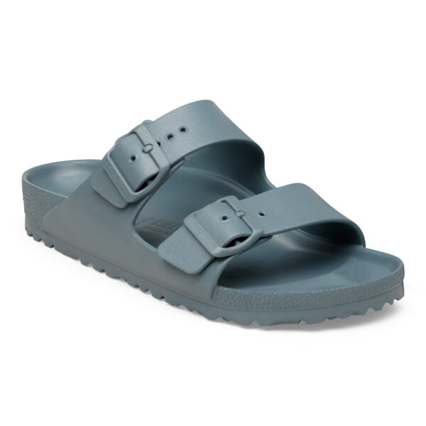 Birkenstock Arızona Eva Erkek Açık Mavi Çift Tokalı Plaj Terlik 1031295 - Görsel 2