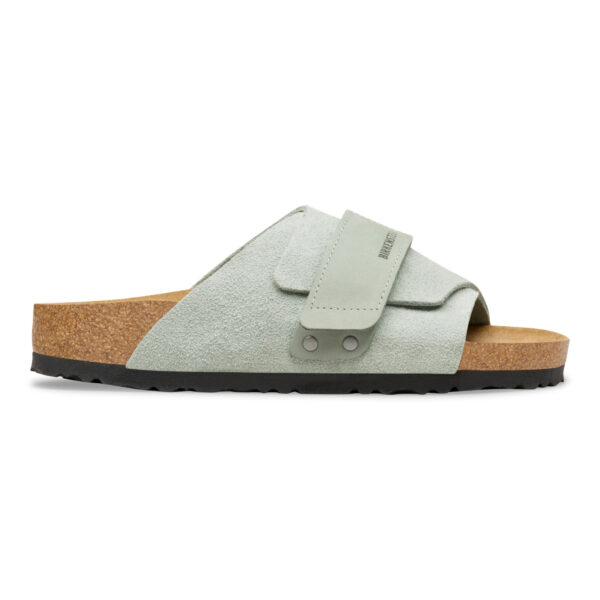 Birkenstock Kyoto Vl Nu Kadın Gri Süet Düz Terlik 1031730