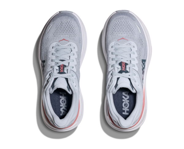 Hoka Bondı 9 Kadın Gri Koşu Ayakkabısı 1162012-MBLW - Görsel 3