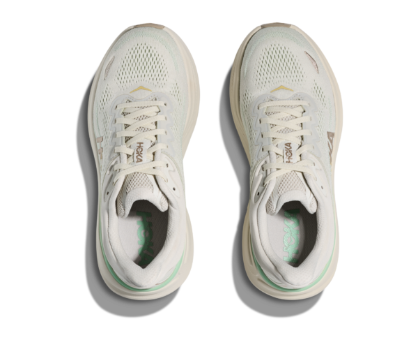 Hoka Bondi 9 Kadın Beyaz Yeşil Koşu Ayakkabısı 1162012-TLSL - Görsel 3