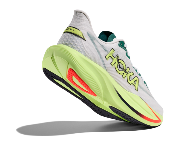 Hoka Mach 7 Erkek Beyaz Koşu Ayakkabısı 1171904-FYZ - Görsel 6